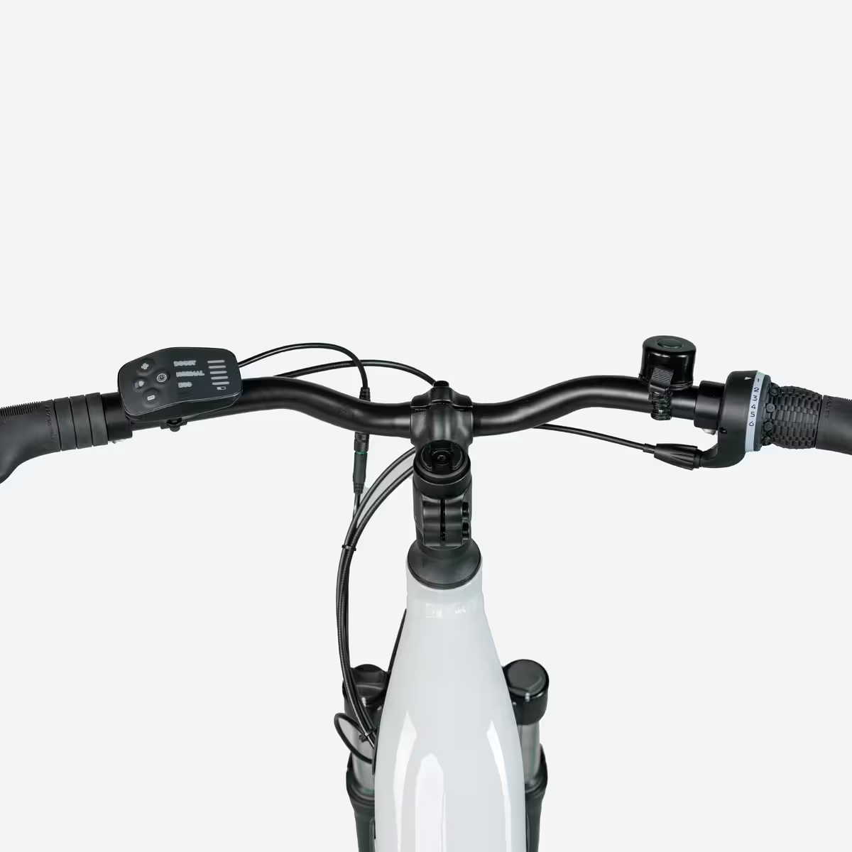ROCKRIDER - Bici elettrica da trekking E-ACTV 100, telaio basso, grigio perla