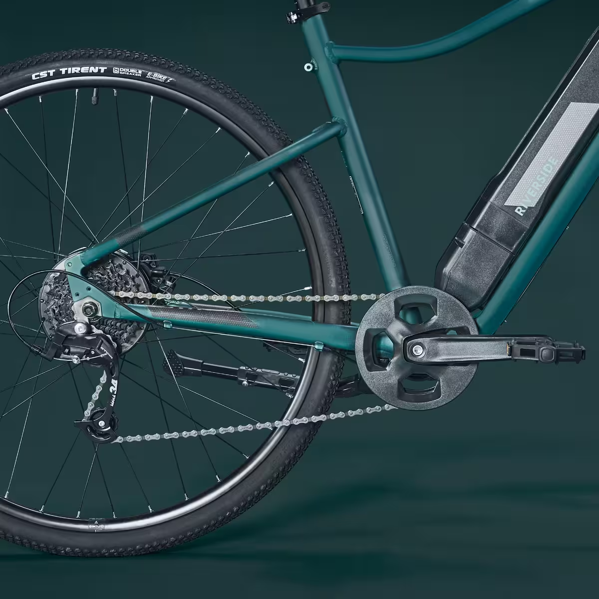 RIVERSIDE 500 E - Bicicletta da trekking elettrica con pedalata assistita
