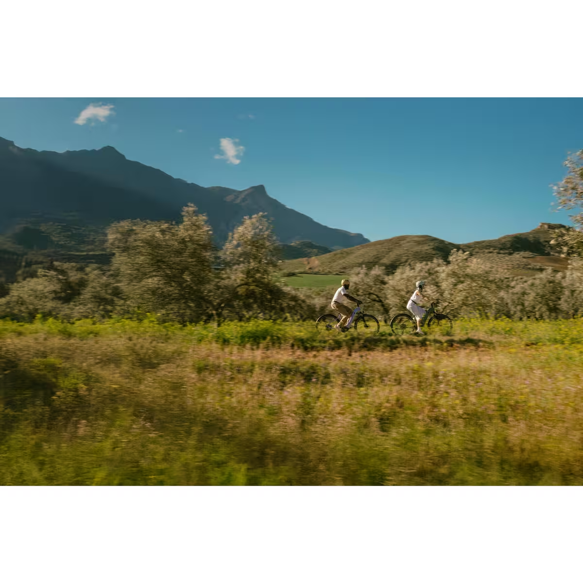 ROCKRIDER - Bici elettrica da trekking E-ACTV 500 con motore centrale e telaio basso