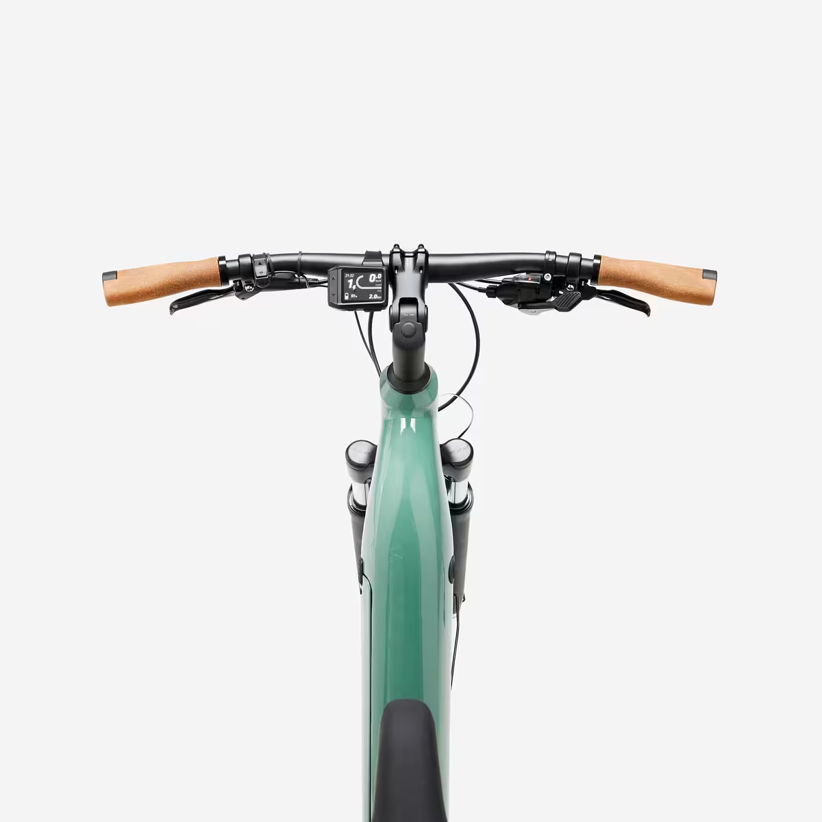 ROCKRIDER - Bici elettrica da trekking E-ACTV 500 con motore centrale e telaio basso