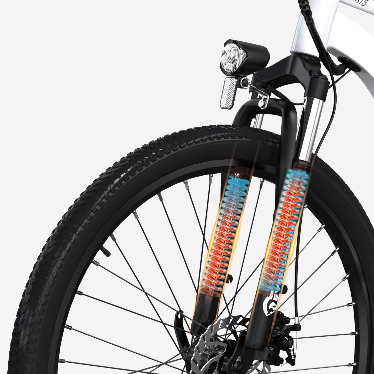 EVERCROSS EK15 - Bici elettrica da città, 36 V 250 W a doppio assorbimento