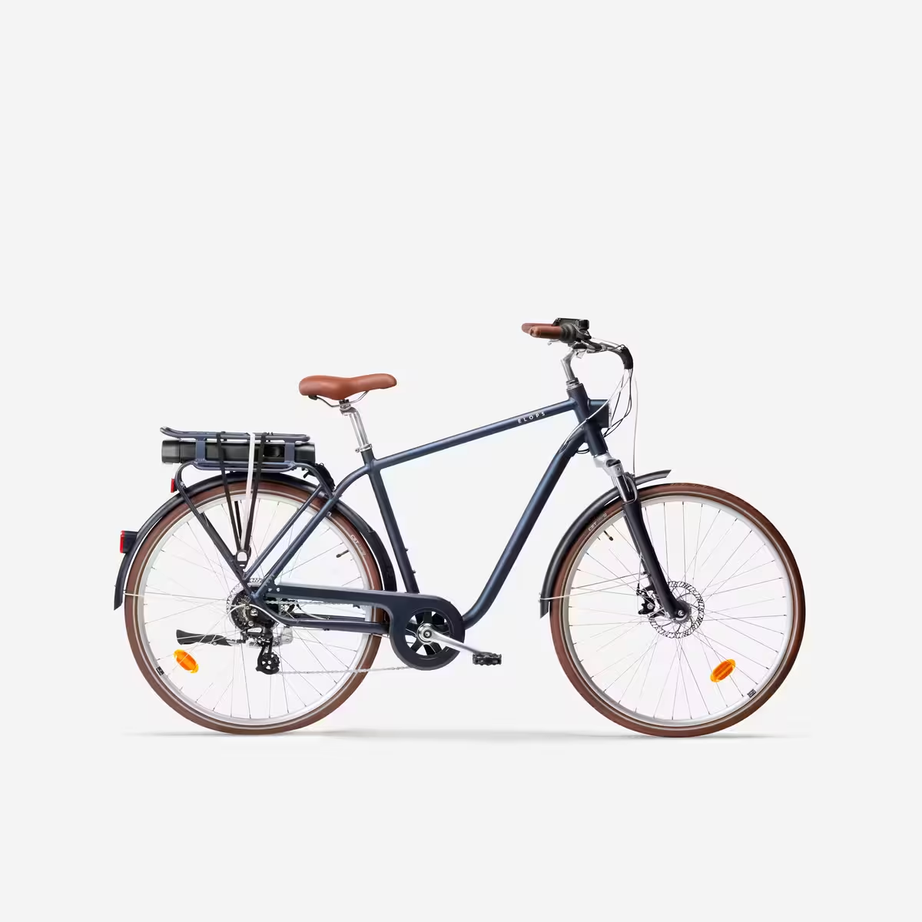 BICI ELETTRICA DA CITTÀ - ELOPS 900 TELAIO ALTO BLU NAVY